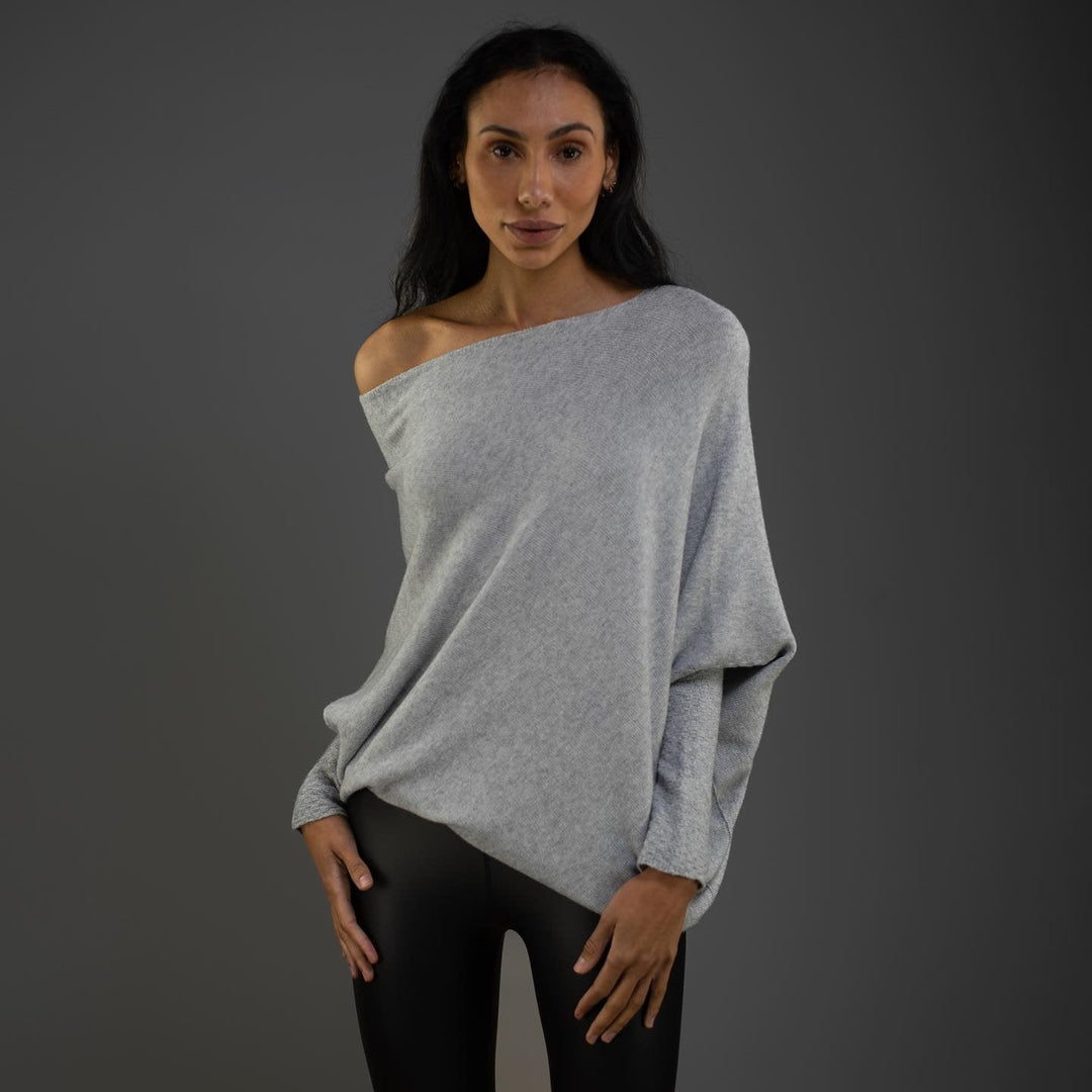 Women's Off Shoulder Long Sleeve Sweater