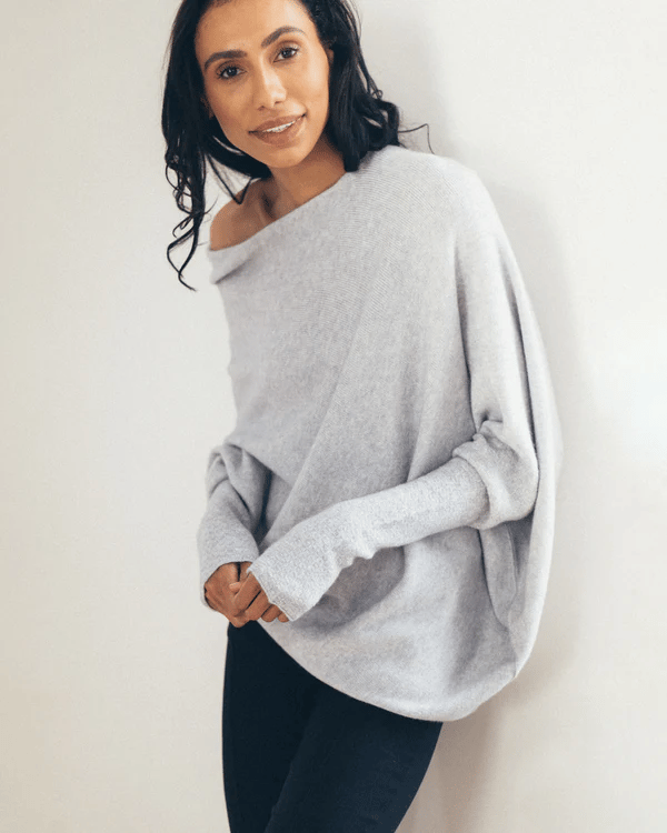 Women's Off Shoulder Long Sleeve Sweater