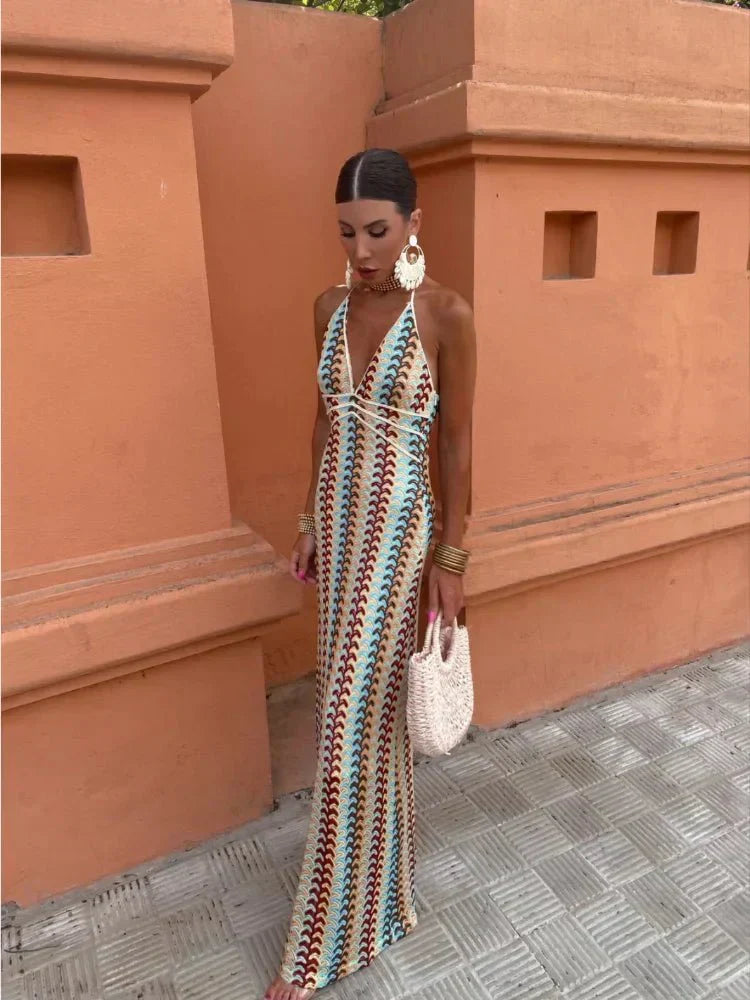 Women's Graceful Wedding Maxi Dress