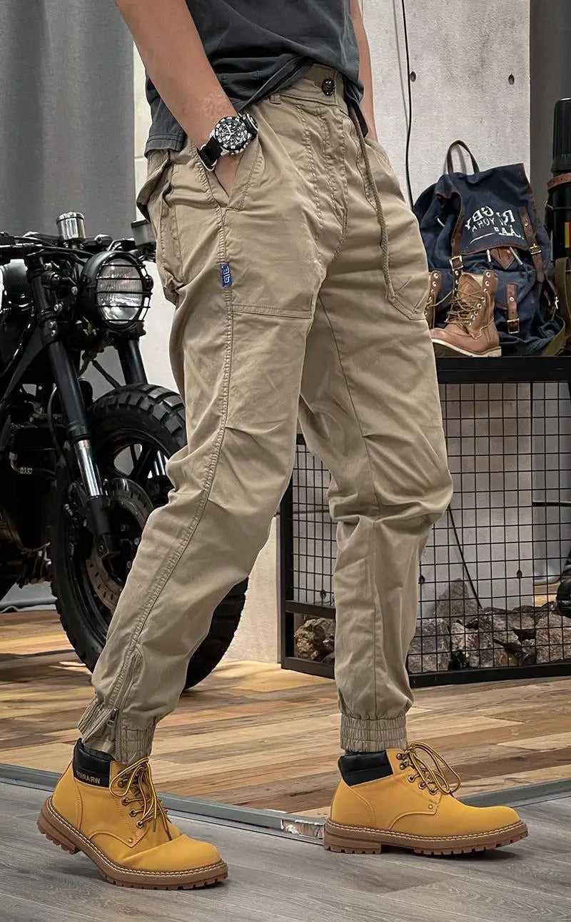Cargo Trousers with Pocket Options and Clean Cut for Men