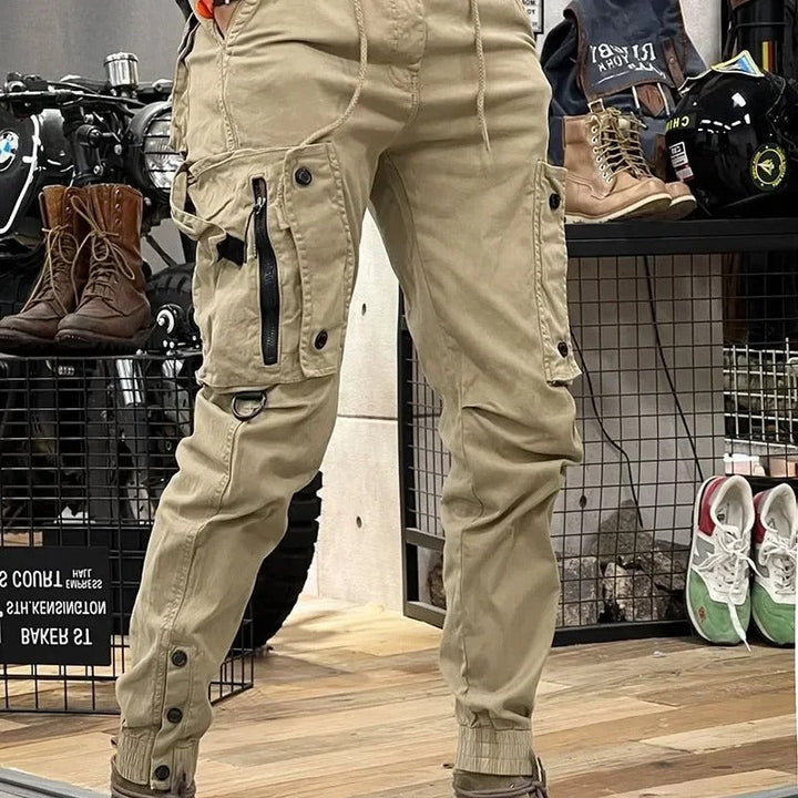 Cargo Trousers with Pocket Options and Clean Cut for Men