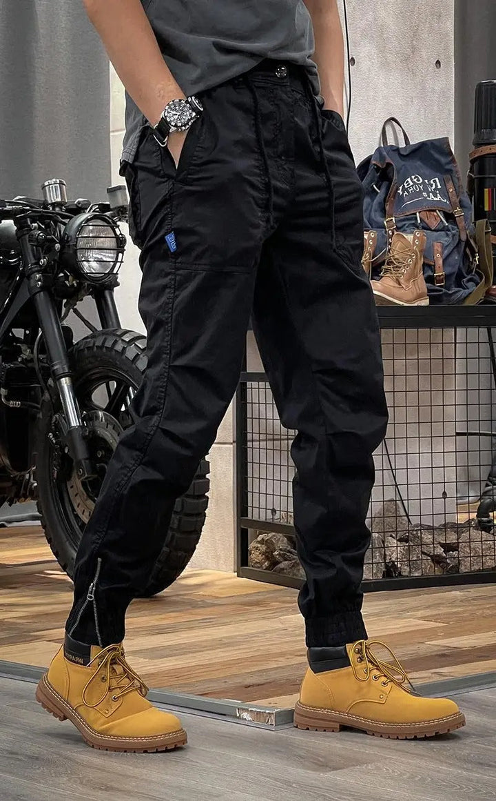 Cargo Trousers with Pocket Options and Clean Cut for Men
