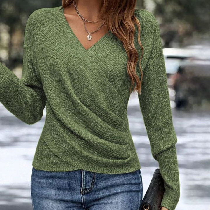 Women's Wrap Front Sweater