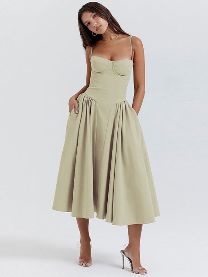 Women's Evening Wedding Midi Dress