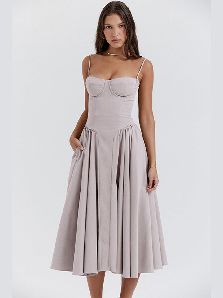 Women's Evening Wedding Midi Dress
