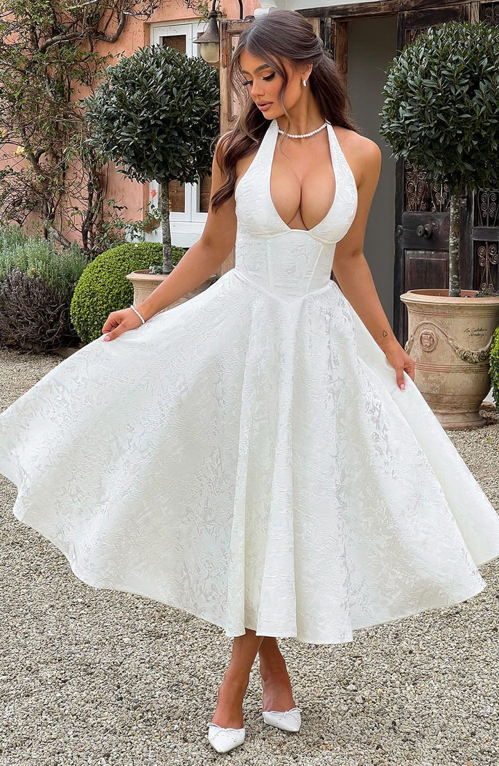Women's Embellished Wedding Maxi Dress
