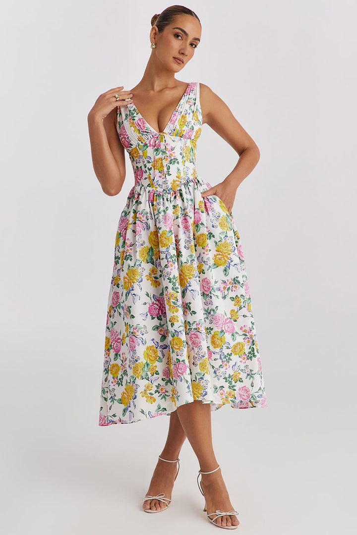 Women's Sunshine Wedding Midi Dress