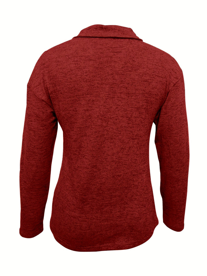Women's Half Zip Casual Pullover