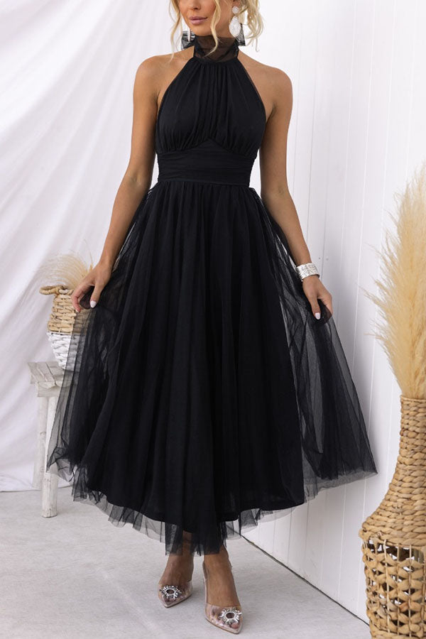 Women's Tulle Wedding Maxi Dress