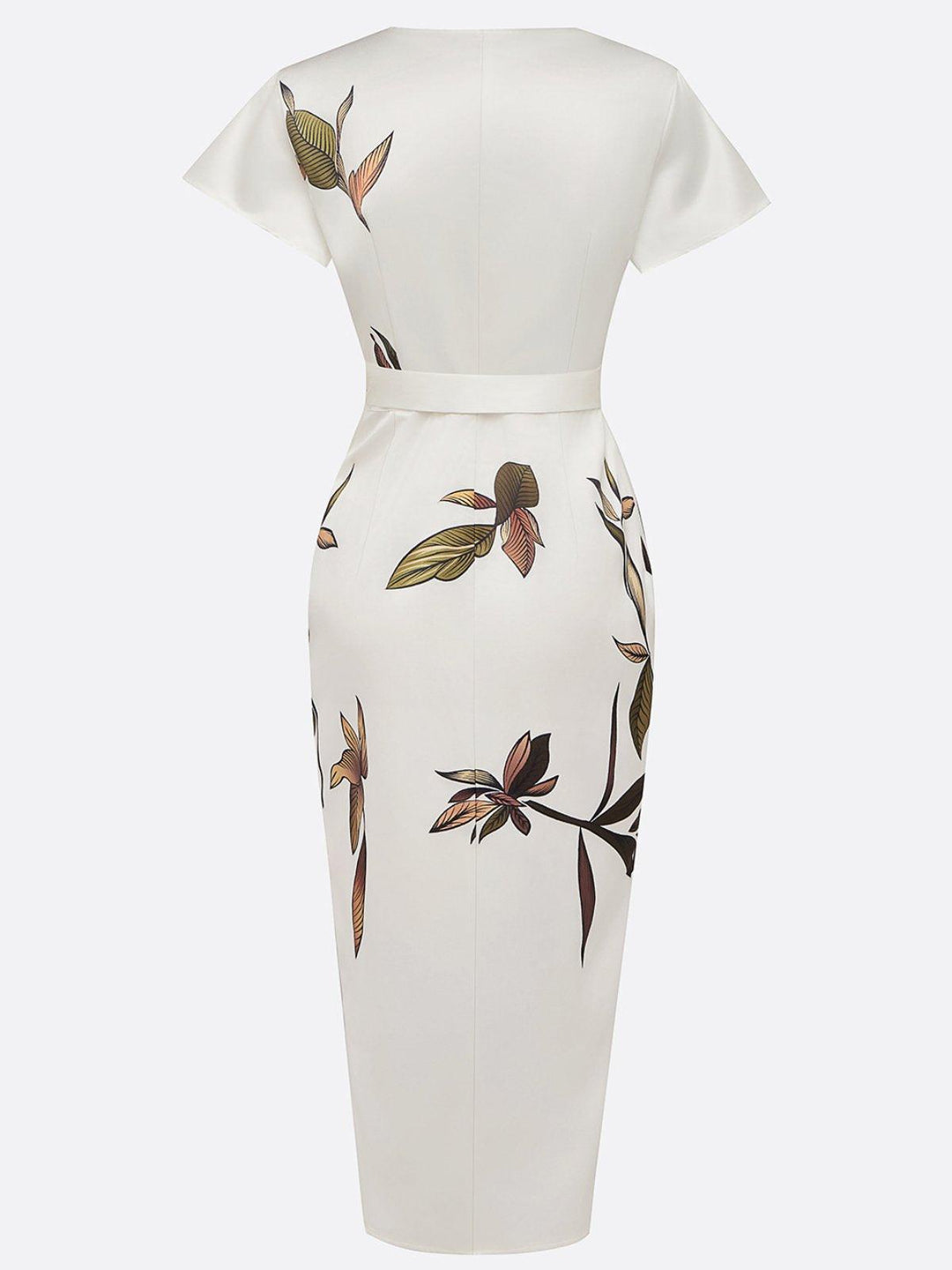 Women's Wrap Style Midi Dress
