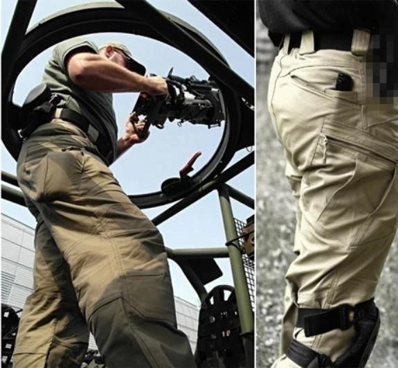Outdoor Cargo Trousers with Flexible Design for Men