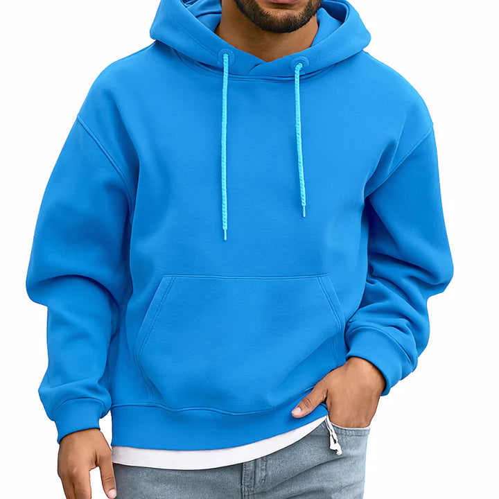 Casual Winter Hoodie with Relaxed Fit for Men