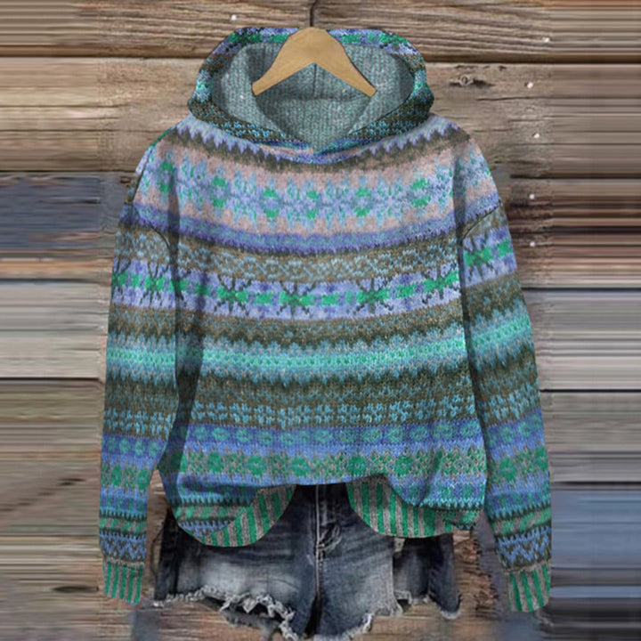 Samantha | Ladies Norwegian hooded sweater | winter 2