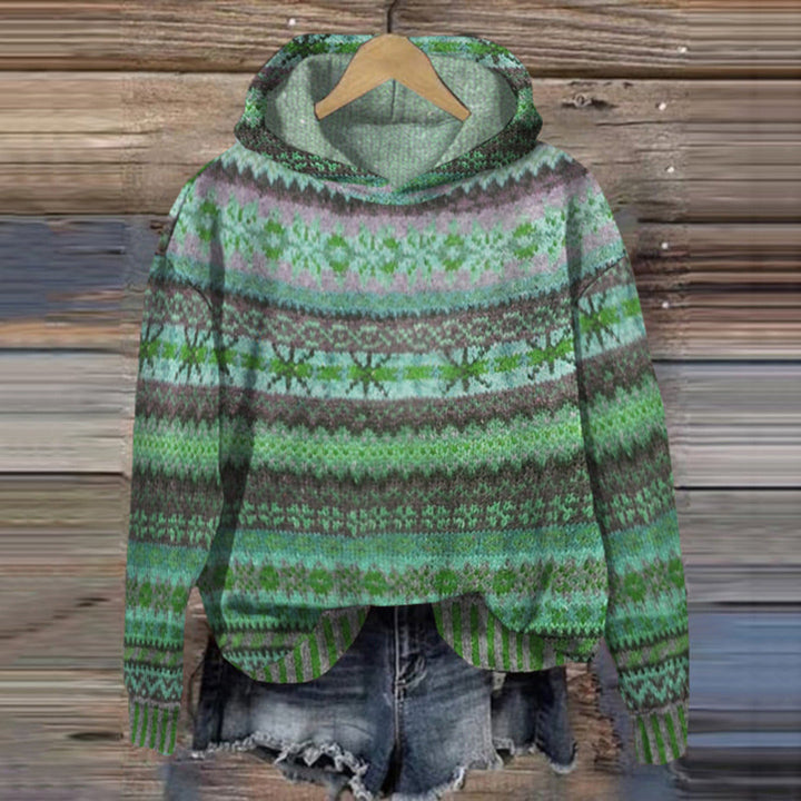 Samantha | Ladies Norwegian hooded sweater | winter 3