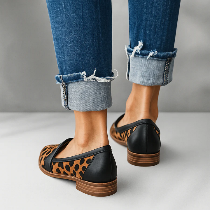 Women's Leather Loafers Slip On
