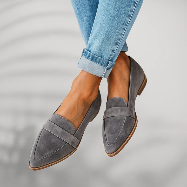 Women's Leather Loafers Slip On