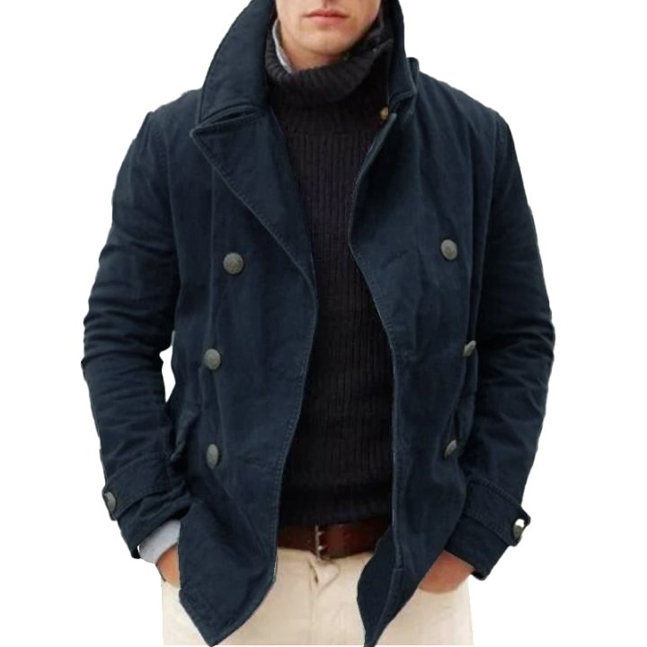 Men's Double-Breasted Jacket | Elegant Design-2