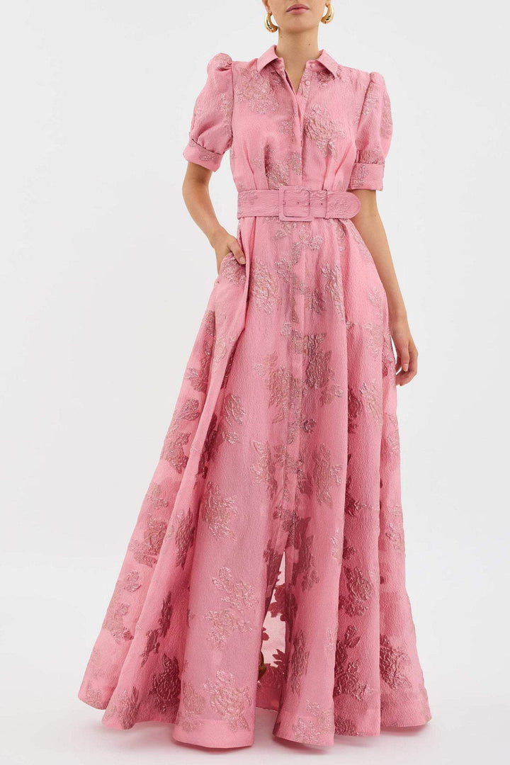 Women's Refined Wedding Guest Maxi Dress