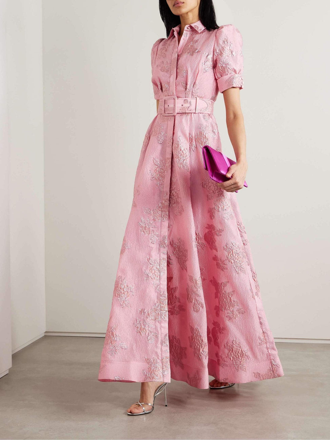 Women's Refined Wedding Guest Maxi Dress