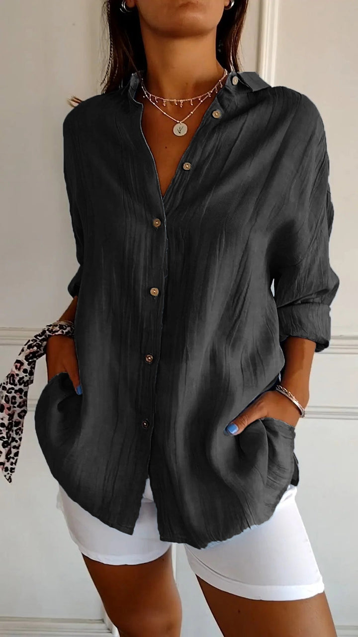 Women's Oversized Button Down Shirt