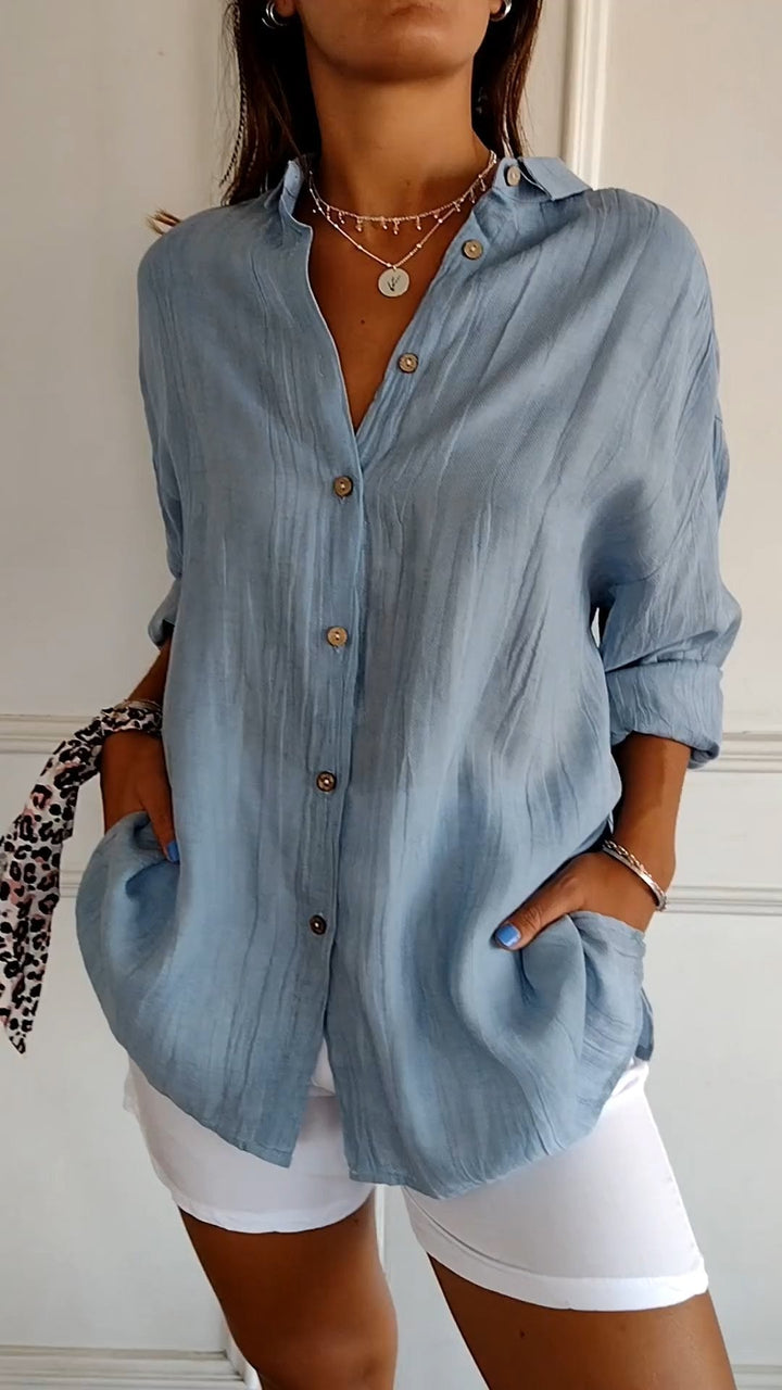 Women's Oversized Button Down Shirt