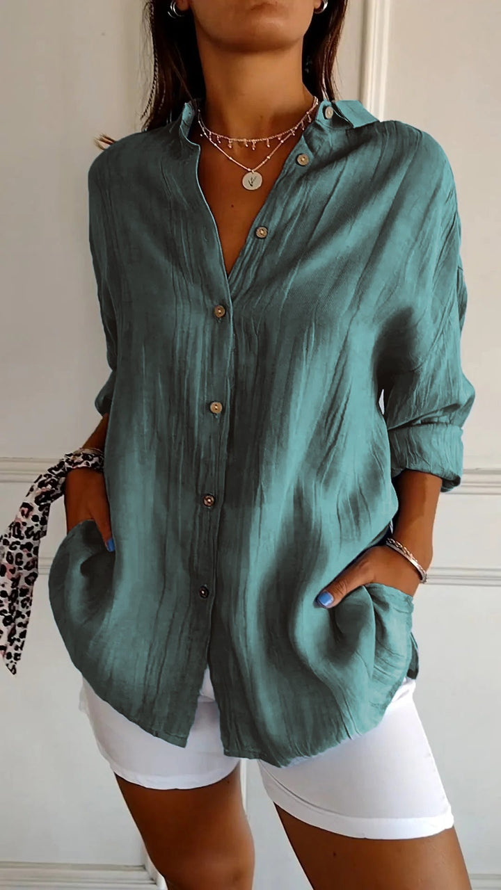 Women's Oversized Button Down Shirt