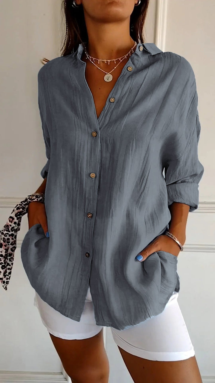 Women's Oversized Button Down Shirt