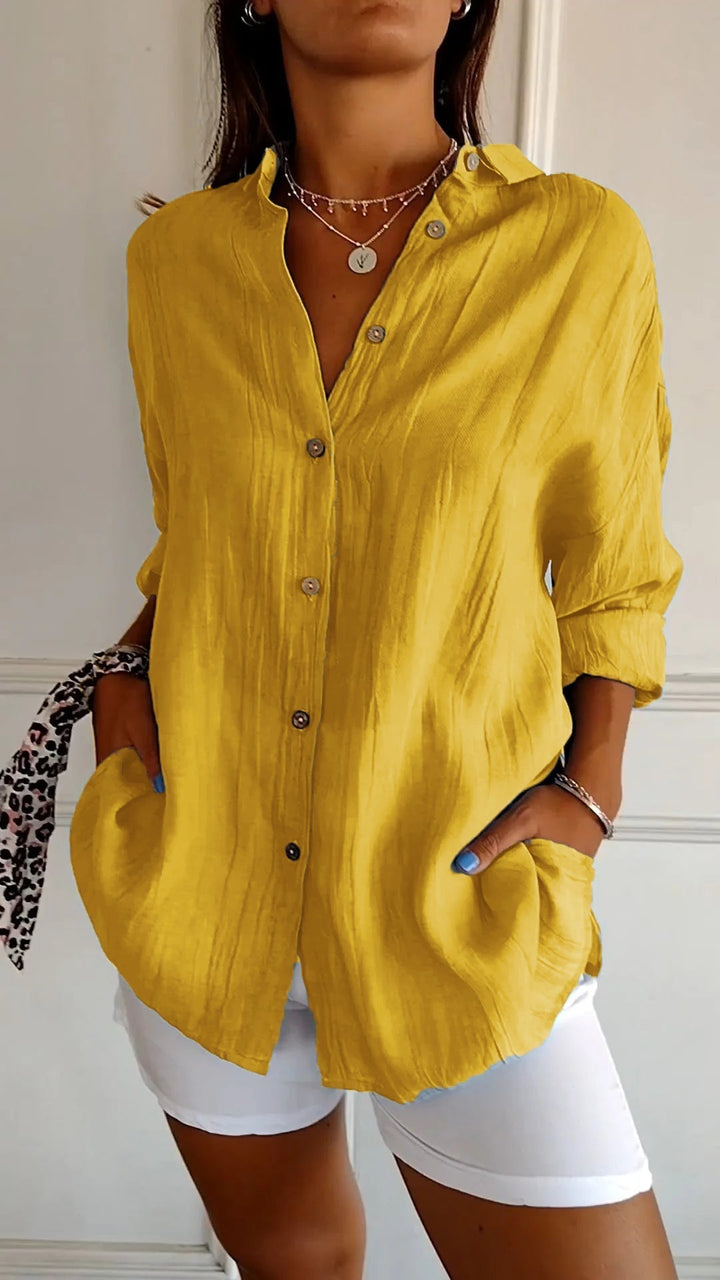 Women's Oversized Button Down Shirt