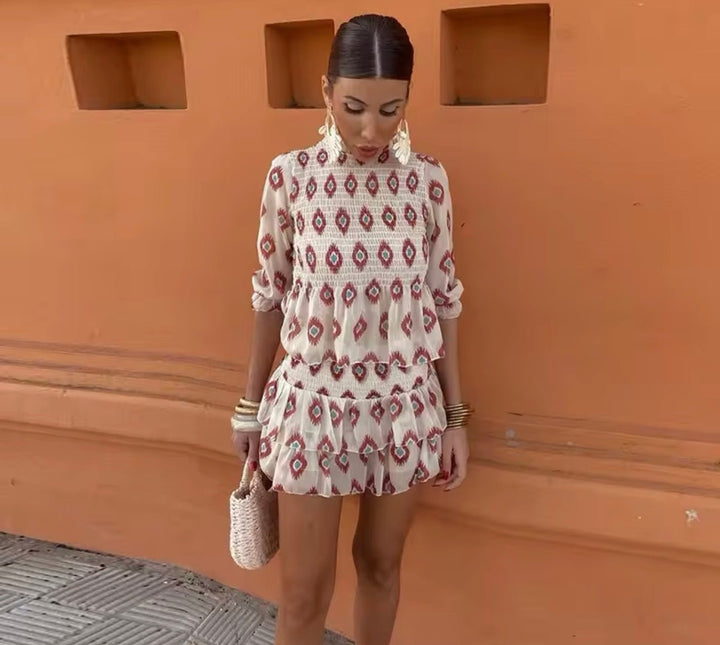Women's A-Line Mini Dress for Weddings