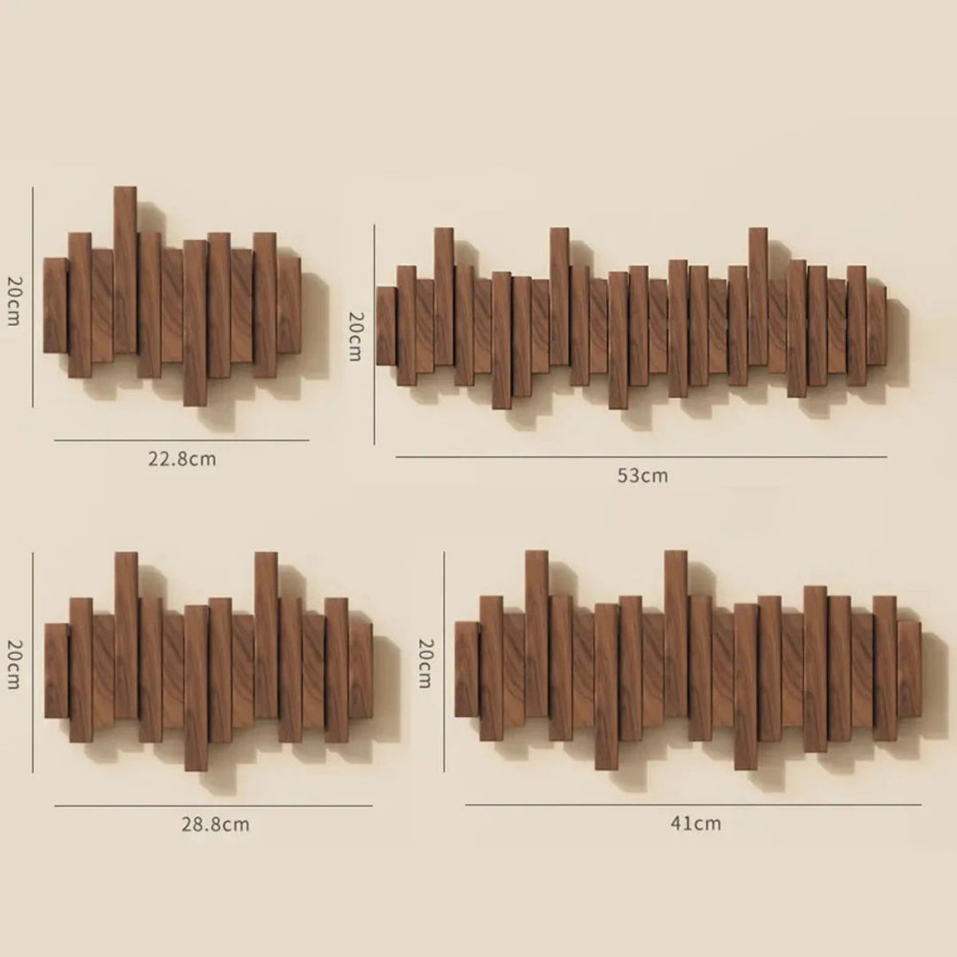 Piano Key Style Wall Coat Rack With Folding Hooks