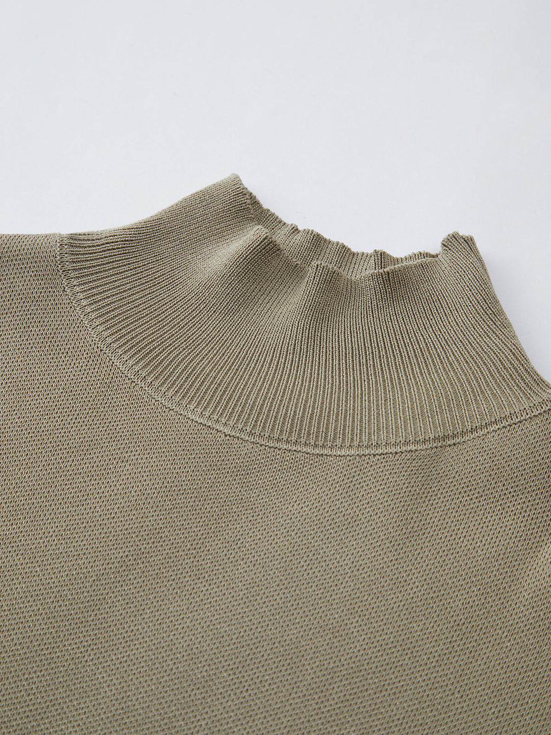 Women's Mock Neck Padded Shoulder Top
