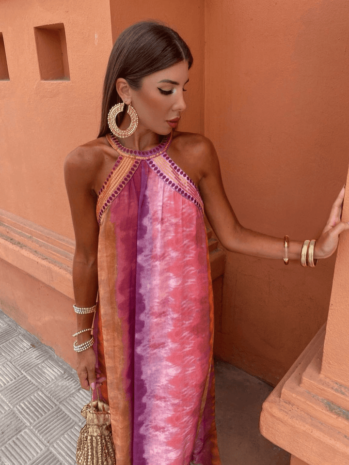Women's Ombre Wedding Maxi Dress