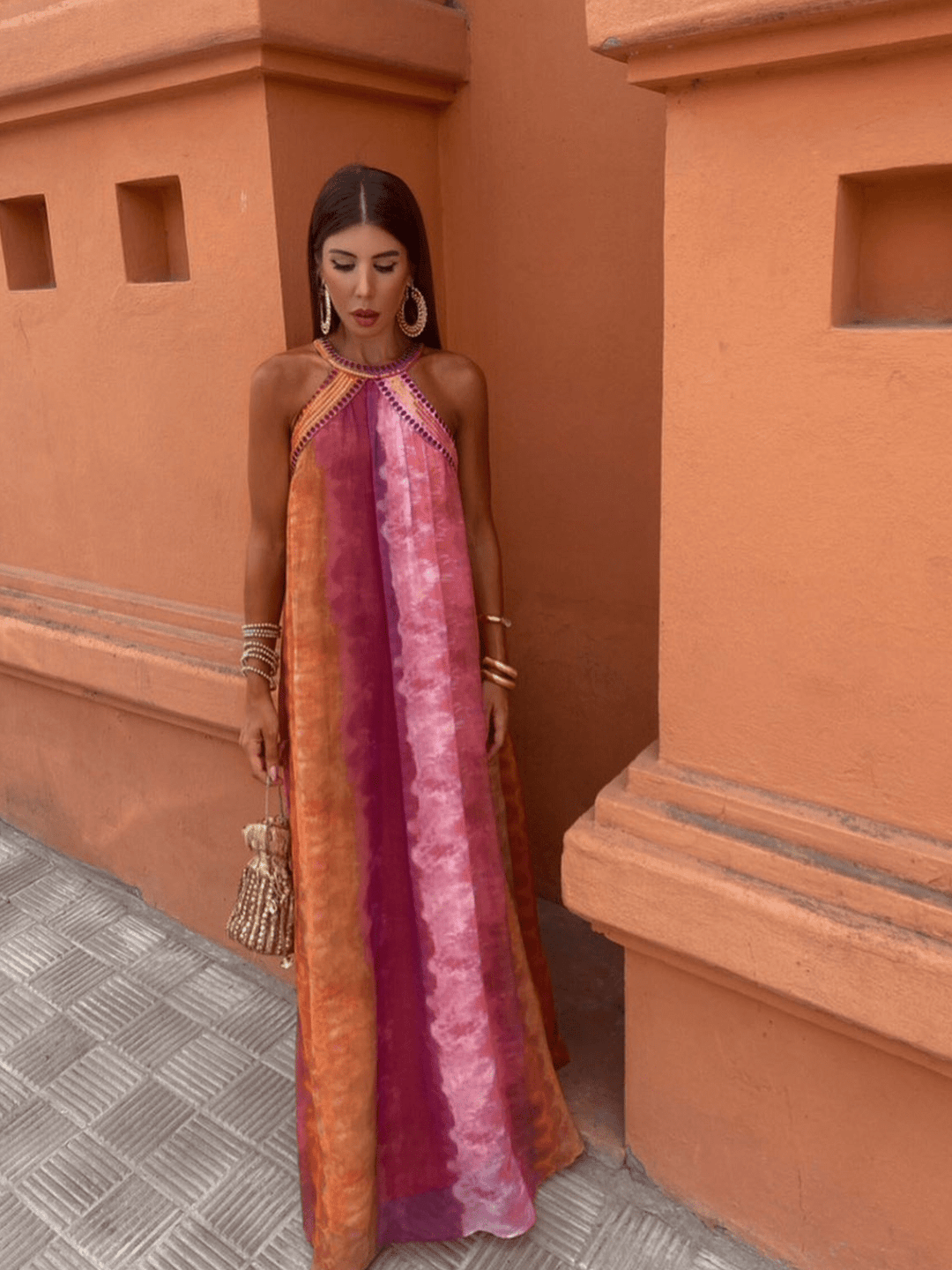 Women's Ombre Wedding Maxi Dress