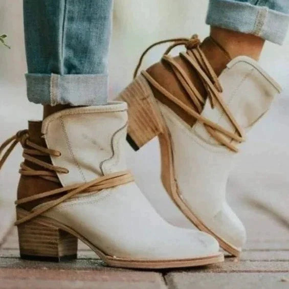 Ankle Boots with Modern Shape and Clean Design for Women
