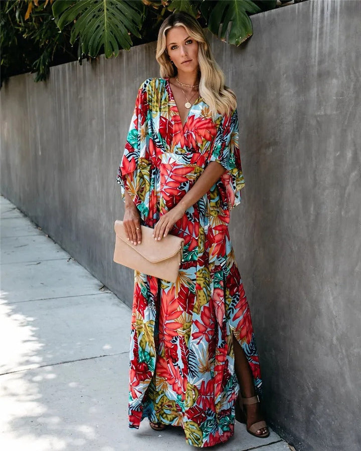 Women's Wrap Wedding Maxi Dress