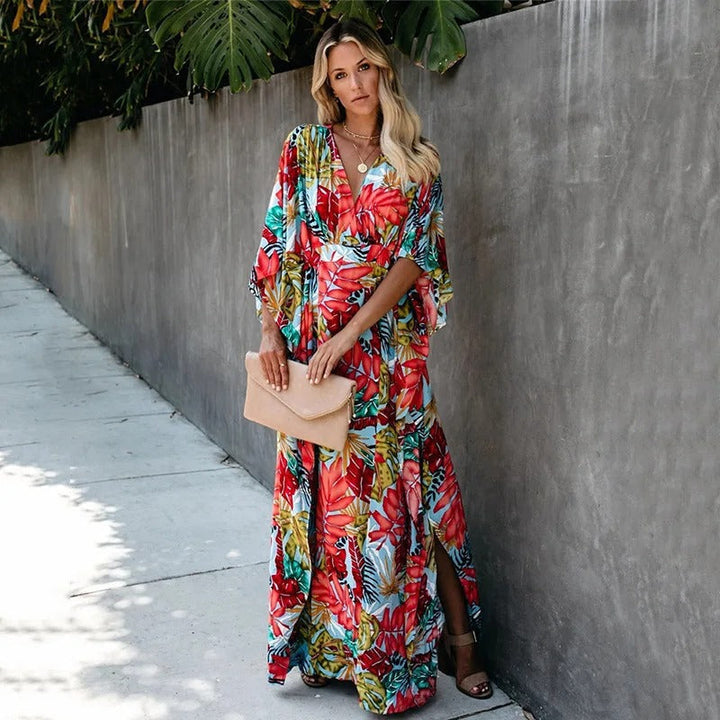 Women's Wrap Wedding Maxi Dress