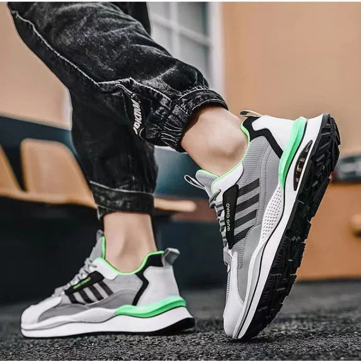 Lace Up Running Style Sneakers with Modern Look for Men