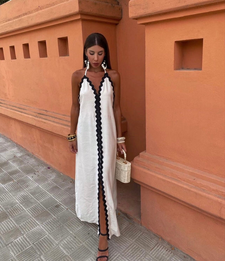 Women's Wrap Waist Wedding Maxi Dress