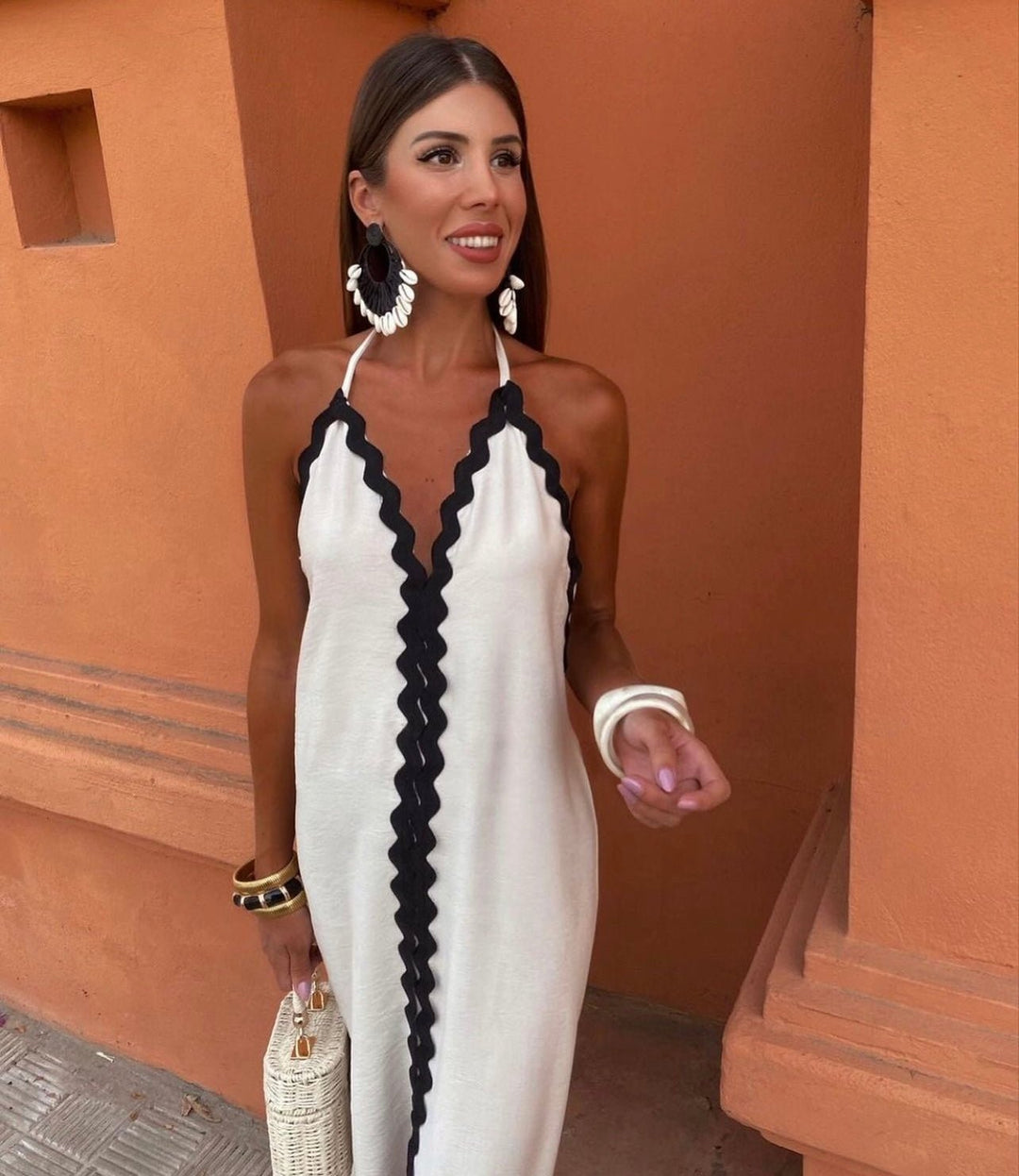 Women's Wrap Waist Wedding Maxi Dress