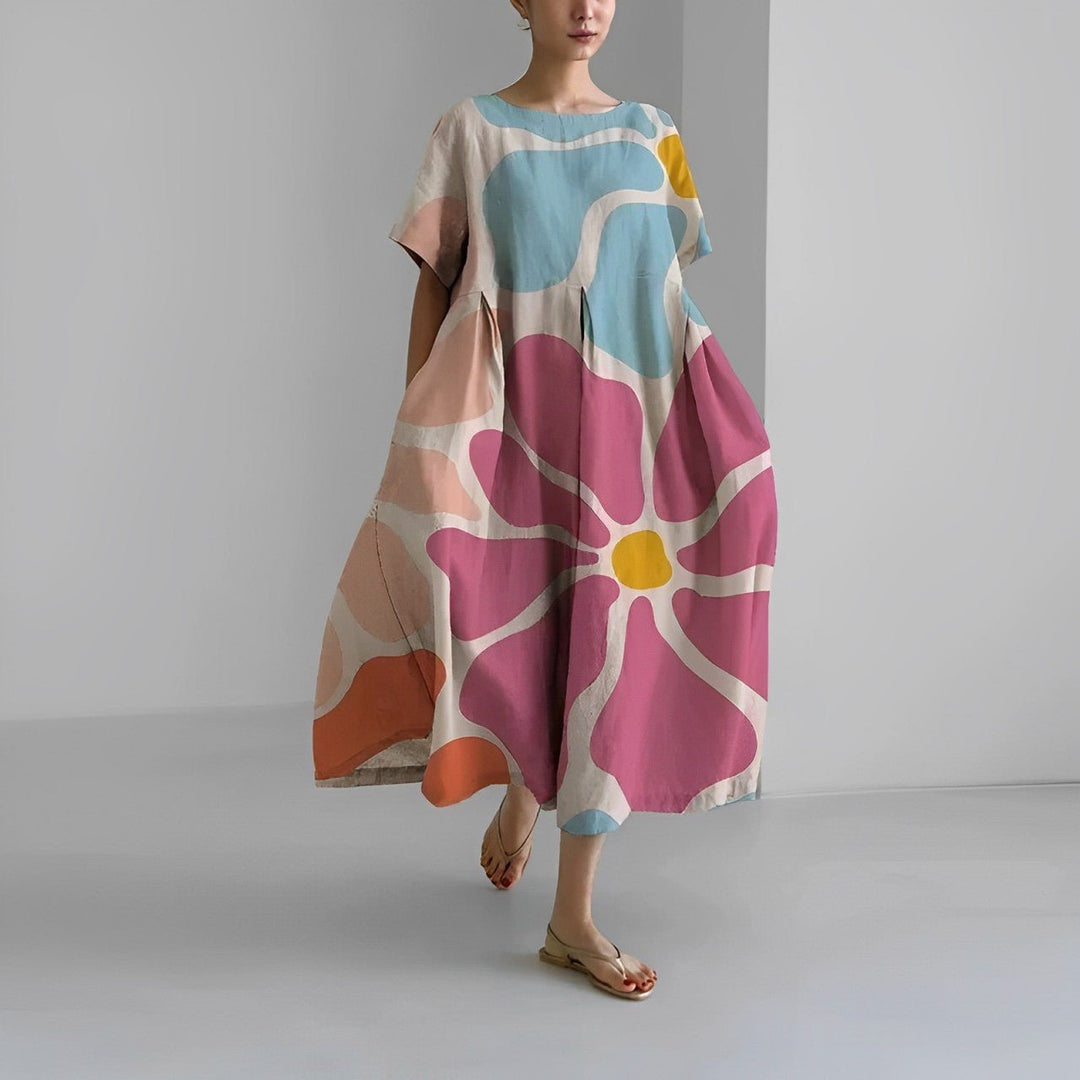 Ronja loose printed dress 1