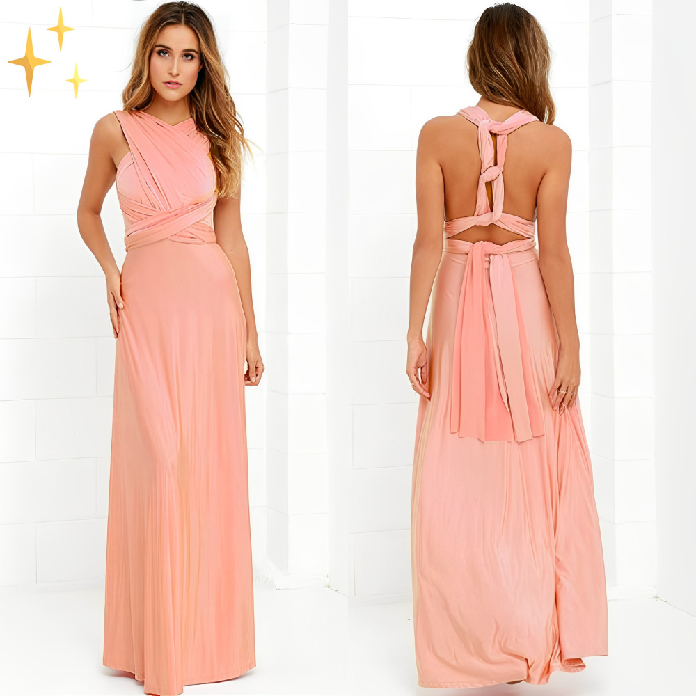 Elegant Wrap Maxi Dress | Light, Flowy and Perfect for Any Occasion