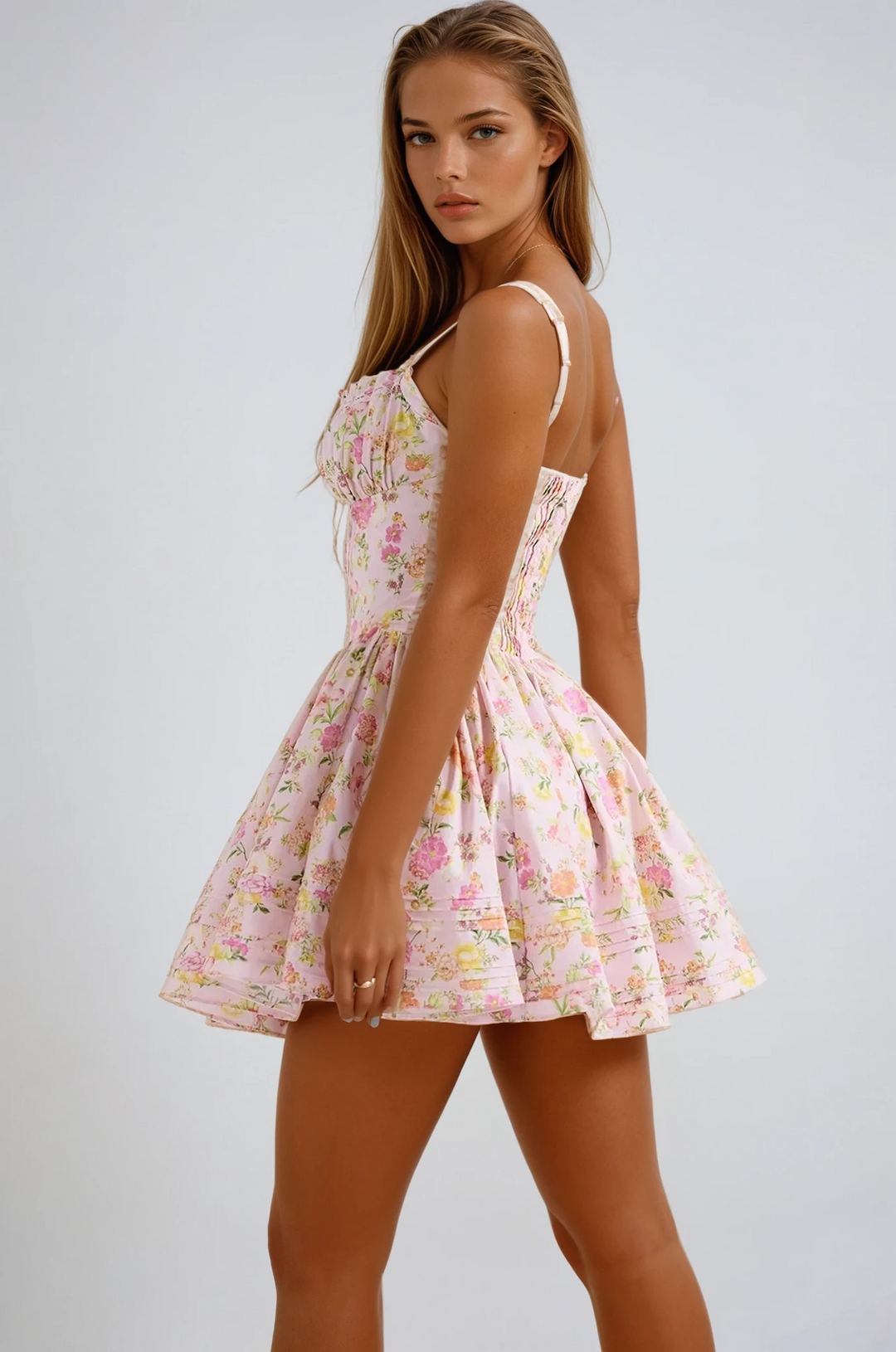 Women's Floral Mini Dress | Summer Elegance 5