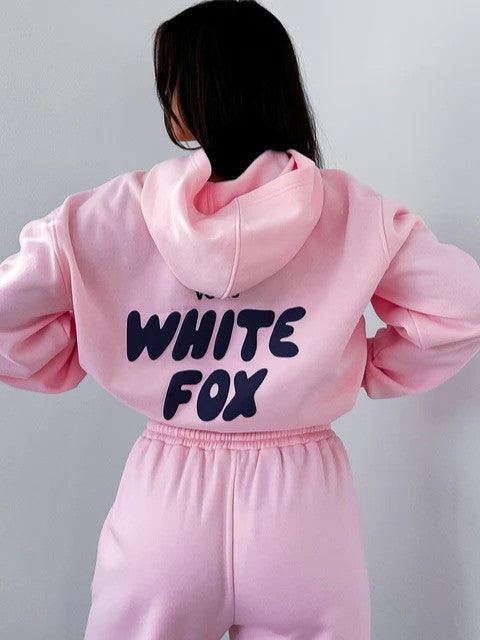 Layla | Women's Tracksuit Set Cropped Hoodie and Joggers