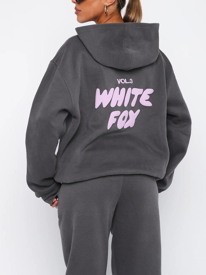 Layla | Women's Tracksuit Set Cropped Hoodie and Joggers