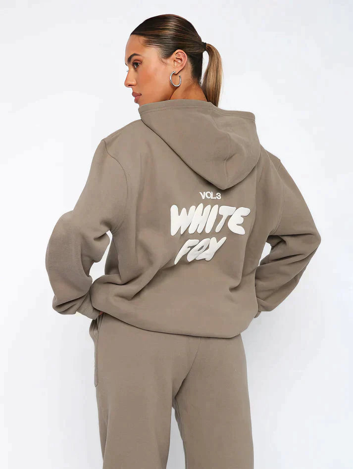 Layla | Women's Tracksuit Set Cropped Hoodie and Joggers