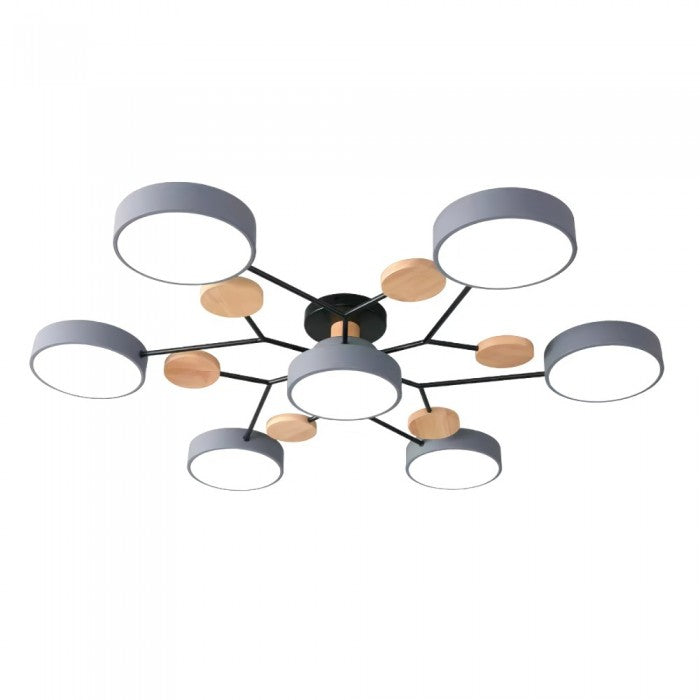 LED Ceiling Light With Organic Shape For Living And Dining Areas