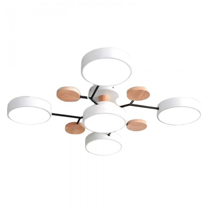LED Ceiling Light With Organic Shape For Living And Dining Areas