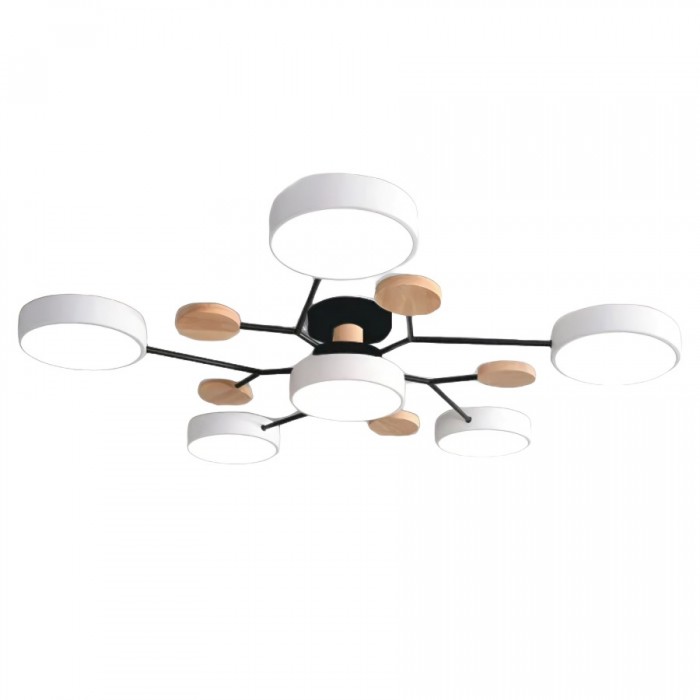 LED Ceiling Light With Organic Shape For Living And Dining Areas
