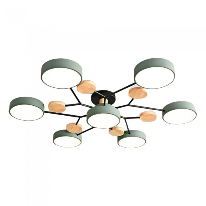 LED Ceiling Light With Organic Shape For Living And Dining Areas