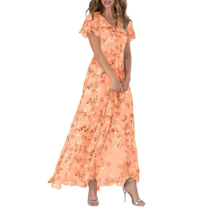 Ladies Summer Formal Flowers Wedding Guest Dress | Maxi 6